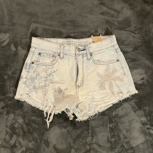 American eagle jean shorts